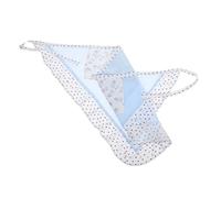 ADOCARN Light Blue Floral Headband Spotted Triangle Scarf for Versatile Hair Accessory for Hawaiian Parties Halloween Celebrations Floral Design Comfortable Wear