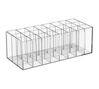 ADOCARN Lipstick Holder Organizer Lip Gloss Organizer Acrylic Slots Space Saving Stylish Makeup Storage for Dressing Tables Vanity Female Friends