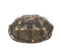 ADOCARN Luck Turtle Shell Ornament Mini Animal Figure for Fortune Telling Ching Symbolism Taoist Wisdom Portable Decor for Health Wealth for Home Travel