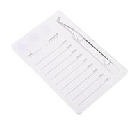 ADOCARN Magnetic Eyelash Acrylic Board Lash Storage Tray False Eyelashes Holder for Professional Salon and Home Use Lightweight Lash Extension Pallet with Scale and Quick Application