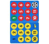 ADOCARN Magnetic Soccer Coaching Accessories Set, Small Round Magnets Football Training Equipment Kit for Tactical Whiteboard, School Supplies Magnetic Chess Pieces for Coaching