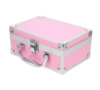ADOCARN Makeup Box Organizer Aluminum Case Box Lock Travel Make up Bag for Nail Technician
