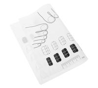 ADOCARN Manicure Mat for Practice Hands Made of Silicone Material for Nail Techs Use As Nail Art Stamping Mat for Diy