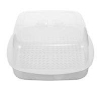 ADOCARN Microwave Steamer for Microwave Oven with Honeycomb-shaped Pp Material, No Deformation and Easy to Clean, for Steaming Bao Buns and Vegetables the Kitchen