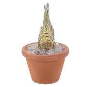 ADOCARN Mini Crystal Tree Decor: Crystal Stones Potted Plant Figurine - Feng Shui Dashboard Bonsai for Car Workspace & Zen Garden - Housewarming Present