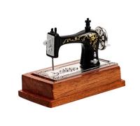 ADOCARN Mini Sewing Machine Model Vintage Dollhouse Accessory for Miniature Furnishing Adornment Durable Design for Micro Landscaping Dollhouse Decoration