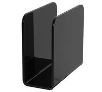 ADOCARN Modern Acrylic Napkin Holder for Table Setting and Outdoor Entertaining Area with Space-Saving Design Freestanding Black Napkin Dispenser for Kitchen and Dining