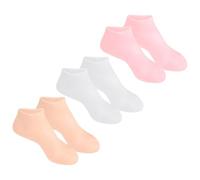 ADOCARN Moisturizing Socks and Repairing Dry Cracked Feet for Women with Sebs Material 3 Pairs Intensive Hydration Treatment and Exfoliation Features, for Spa Supplies
