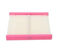 ADOCARN Nail Polish Display Plates Color Fan-shaped Nail Practice Sticks for Easy Selection and Comparison for Beginners and Professionals Space-saving Organized Storage