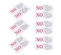 ADOCARN No Junk Mail Stickers for Mailbox, 6 Sheets Weather-resistant Pvc Mailbox Decal Sign with Communication for Business and Outdoor Use