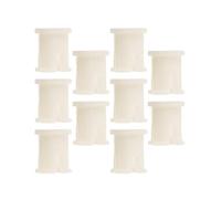 ADOCARN Office Chair Caster Socket Rubber Inserts 10pcs Plastic Stem Sleeves for Swivel Chair Wheels Furniture Castor Covers