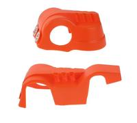 ADOCARN Orange Motorcycle Shock Absorber Bottom Guard Compatible with Ktm Lower Fork Covers for Motorcycle Uv-resistant Front Fork Protector for Dirt Bike Suspension Protection and Impact