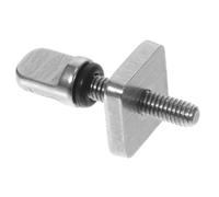ADOCARN Paddle Board Fin Screw Replacement 1.18x0.55x0.55 in Stainless Steel Screw Silver for Water Sports Equipment with Improved Stability and Control