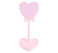 ADOCARN Phone Stand with Rotatable Design Adjustable Heart Shaped Retractable Abs and Metal Cute Smartphone Mount for Desk and Tablet Holder for Office and Home Use