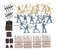 ADOCARN Pirate Figures Toys for Boys Pirate Skeleton Warrior Accessories Toys Set Playset Props