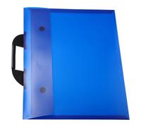 ADOCARN Portable A3 Art Portfolio Folder Handle, Blue Document Storage Pouch for Artwork and, Handheld Portable Artist Portfolio Bag for Presentation and File