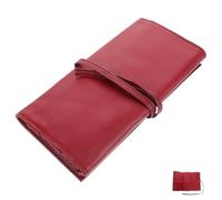ADOCARN Portable Make up Brush Organizer Bag Pu Material and Brush Protection Sl nd Elegant Design for Business Trips and Makeup Sessions for Travel