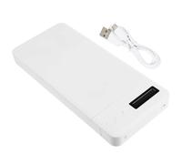ADOCARN Portable Phone Timer Lock Box with Self-Discipline Timer Lock and Habit-Building Function, White Abs Material Phone Locker Case for Home or Office Use