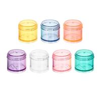 ADOCARN Portable Pill Organiser Box Odorless PC with Multiple Grids and Stackable Design Weekly Medicine Case for Traveling Use and Home, for Patients and Old People