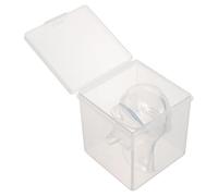 ADOCARN Portable Tongue Holder Stopper Device Made of Silicone and Plastic, Improves Breathing with Anti-wear Feature, White Tongue Cover Tool for Better Sleep and Snore Reduction