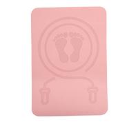 ADOCARN Portable Tpe Skipping Mat Non Slip Shock Absorption Exercise Cushion for Jump Rope Yoga Pilates Home Workout Fitness Mat Pink