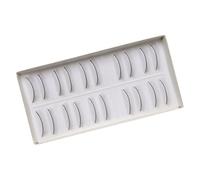 ADOCARN Practice False Lashes Artificial Hair 10 Pairs Pre-adhesive Design for Eyelash Extension Training for Teaching and Eyelash Extension Application
