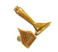 ADOCARN PVC Massage Combs Skin Nourishing 2pcs Labor-Saving and Unique Golden Design, Comfortable and Practical Body Massaging Brushes for Traditional Chinese Massage Therapy Scalp