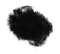 ADOCARN Real Human Hair Bulk for Braiding Curly Afro Human Hair for Dreadlocks DIY Wig Repair and Styling Hairpiece for Women Fluffy Texture for Reggae Styles