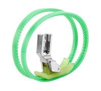 ADOCARN Replaceable Rubber and Metal Material Dual Roller Sewing Machine Presser Foot Kit Easy to Install for Household and Industrial Sewing Machines, for Clothes Stitching