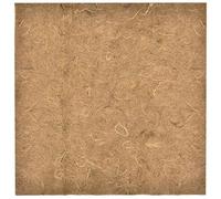 ADOCARN Reusable Jute Fiber Reptile Bedding Pad for Tortoise and Lizard Convenient DIY Cuttable Worm Blanket Mat Suitable for Worm Manure Loading Box Brown Terrarium Cushion