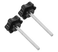 ADOCARN Rollator Walker Replacement Knob M6 Star-Shaped Threaded Hand Screw with Adhesive Washer Mobility Aid Repair Part for Guardian Walker