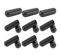 ADOCARN Rubber Protective Caps Black 15pcs Anti Tip Covers for Nail Head Hiking and Outdoor Camping
