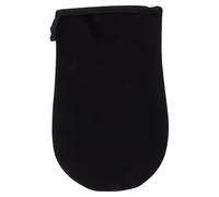 ADOCARN Self Tanning Mitt Glove for Body with Flocked Material, Black Straight Edge Self Tanner Applicator for Even Lotion Application and Streak-free Sunless Tan