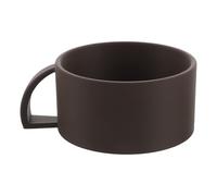 ADOCARN Shaving Soap Lather Cup: Wide Mouth Shaving Bowl With Handle For Easy Foaming - Travel-Friendly Grooming Essential For Beard & Prep Brown