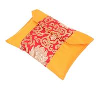 ADOCARN Silk and Satin Scriptures Wrapping Bag for Books and Temple Offering, Lightweight and Economic to Use, Classic Chinese Style Zen Buddhist Scriptures Pouch for Buddha Figures