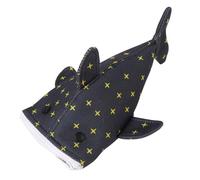 ADOCARN Simulation Shark Pencil Case Cartoon Design for Students Portable Canvas Pouch Zipper for School Home Office Use Funny Shark-Shaped Storage Bag