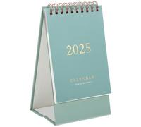 ADOCARN Small Desk Calendar Lightweight Paper Desktop Decoration Simple Style Unique Design 2025 Office Standing Calendar for Home and Office Use