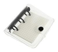 ADOCARN Small Loose Coil Notepad Memo Pads Pvc Three Holes Simple Stylish Design Personalize Your Work Daily Notebooks for Office Workers and Teachers