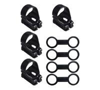 ADOCARN Snorkel Keepers Snorkel Buckles Diving Accessories Silicone Abs Adjustable Height and Position Universal Fit Oval Tube Shape for Scuba Snorkeling