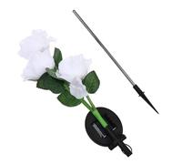 ADOCARN Solar Rose Flower Light Solar Flower Light Garden Decor Yard Decorative Ornament Porch Outdoor Glow in The Dark Silk Cloth Exquisitely Designed Chic Vivid Look