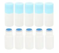 ADOCARN Sponge Head Liquid Bottle 20Ml Flat Container Compact Travel Size Small Applicator Bottle for Correction Fluid and Cosmetic Use Random Color