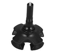 ADOCARN Stable Black Cane Tips for Walking Sticks and Crutches, Wear-Resistant Plastic and Aluminium Alloy Foot Pads Providing Greater Stability for Mobility Support