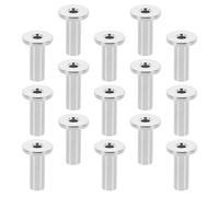 ADOCARN Stainless Steel Cable Railing Protector Sleeves High Strength Deck Cable Railing Hardware Kit 20pcs for 3/16" Wire Rope and Wood Posts for Residential and Park Applications
