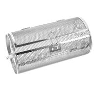 ADOCARN Stainless Steel Grill Drum Basket with 360° Rotate Design for Roasting Nuts and Walnuts, Multi-purpose Rotary Grilled Cage Suitable for Outdoor Cooking and Air Fryer Use