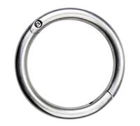 ADOCARN Stainless Steel Livestock Nose Ring Traction Tool for Cattle Comfortable and Sturdy Silver Nose Circle for Farm Use for Farmers