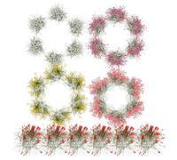 ADOCARN Static Grass Tuft Model 5Pcs with High-Temperature Resistant Sponge for Architectural Sand Table Landscape Decoration