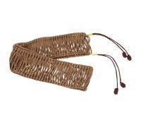 ADOCARN Steel Tongue Drum Rope Cover, Hand-made Rope, Brown Woven Hemp Material, Foldable Decorative Drum Wrapping Rope Ring for Ethereal Drum, Random Color