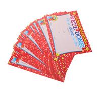 ADOCARN Student Award Certificates Paper 20 Sheets A4 Red Well Done Recognition Awards Teaching Supplies for Primary School Classroom Incentive Rewards for Kids
