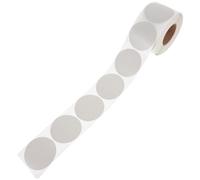 ADOCARN Thermal Self-Adhesive Round Labels Grey 50Mm Diameter 600 Sheets Roll, Sticker Paper for Office Mailing Address Express Price Tag