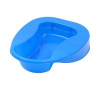 ADOCARN Thickened Plastic Bedpan for Bed Use with No Leakage and Strong Compression Resistance, Blue Bed Squatting Pan Convenient for The Elderly and Suitable for Going